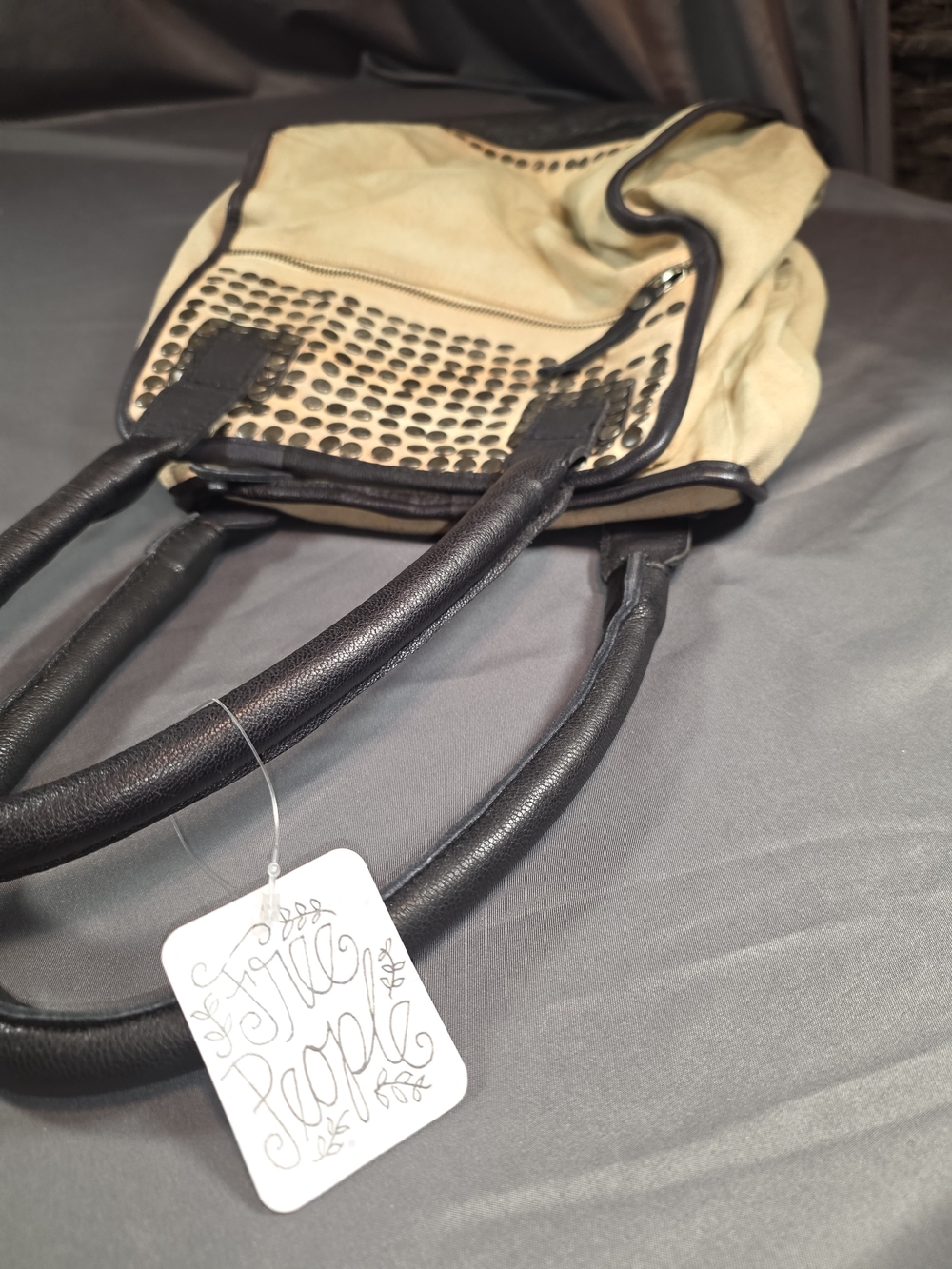 Free People Studded Expandable Tote Bag — NWT - Picture 12 of 12